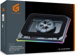 CONCEPTRONIC USB-C Laptop cooling pad + Handyhalter, RGB, 12V