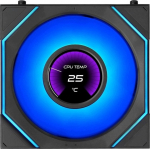 Lian Li UNI FAN SL-INF LCD FLEX Wireless L&uuml;fter, ARGB and LCD - 120mm, schwarz