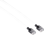 Mercodan KAT6A SLIM UTP 0.5m, Patchkabel Hvid, Halogenfri