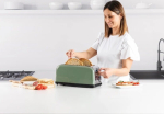 Taurus Vintage Olive-Coloured Toaster, 1500 W
