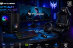 Acer Ultimate Gaming Set | Orion 3000 + X34 V3 + PGC371 + Aethon 700 + Galea 550 + Cestus 333 + PMP470 | Desktop | Tower | Intel Core Ultra 7 | 265F | 32 GB | DDR5 | 1000 GB | NVIDIA GeForce RTX 5070 | US | Windows 11 Home