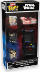 Funko Bitty Pop! Bundle: Star Wars - 8 Bit Luke Skywalker & Arcade Case Luke Skywalker wiith Speeder Darth Vader Starter Set Vinyl Figures
