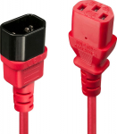 Lindy 1M C14 To C13 Extension, Cable, Red