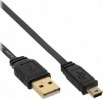 Cable USB InLine USB-A - miniUSB 2 m Czarny (31820F)