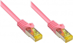 Alcasa Good Connections Patchkabel m. Cat.7 Rohk. magenta 1.5m
