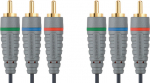 Bandridge Kaabel BVL3301 3x RCA pistik - 3x RCA pistik, 1m