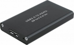 CoreParts mSATA to USB3.0 SSD Enclosure, MSUB3302, HDD/SSD enclosure