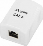 Lanberg SURFACE SOCKET KAT.6 (OS6-0001-W)