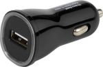 Vivanco autolaadija USB 2.1A, must (36256)
