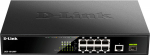 D-Link | 10 Gigabit port Switch with PoE | DGS-1010MP | Unmanaged | Desktop / Rackmount | Gigabit Ethernet (copper) ports quantity 1 | SFP ports quantity 1 | Power over Ethernet (PoE) ports quantity 8