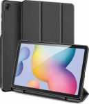 Kaitsekaaned Domo, Samsung Galaxy Tab S6 Lite, pliiatsihoidjaga, must, Dux Ducis