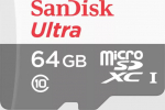 M&auml;lukaart Sandisk microSD Ultra 64GB 120MB/s A1/Class 10/UHS-I