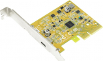 SUNIX Group IO Sunix PCIe3.0 x4 1xUSB Type-C 3.2 Gen2x2 (USB2321C) LP with. Low-profile slot bracket