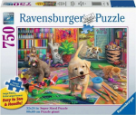 Ravensburger Puzzle 2D for seniors Little artists 750 element&oacute;w