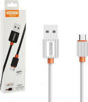 Cable USB Somostel USB-A - USB-C 1 m White (26582)