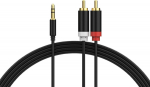 Shiverpeaks Audio Klinkenkabel 3.5mm auf 2xCinchStecker 1.5m
