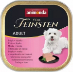 ANIMONDA Vom Feinsten Adult Turkey with ham - wet dog food - 150g