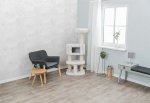 Trixie Nelli, scratching post, white/ gray-brown, 140 cm