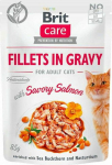 Brit Brit Care Cat Pouch Salmon - salmon fillets in sauce, wet cat food, sachet 85g universal