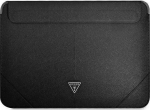 Pouch tablet Guess Guess Sleeve GUCS14PSATLK 13/14'' czarny /black Saffiano Triangle Logo