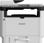 RICOH MFP M320FSE 32ppm print/copy/scan/fax USB LAN PCL/PS3 256MB duplex ARDF 1x250+50 sheets starter cartridge 7K