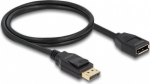 DELOCK DisplayPort 1.2 Verl&auml;ngerungskabel 4K 60 Hz 1 m