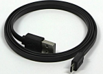 Kabel USB Logo USB-A - 0.3 m Czarny