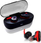V.Silencer Ture Wireless Earbuds Black/Red