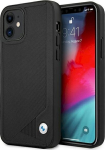 BMW BMHCP12SRCDPK Leather Deboss Hardcase for iPhone 12 mini 5.4" / black