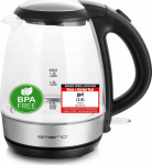Emerio Wasserkocher, 1.2L, Glas, BPA-free