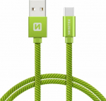 Kabel USB Swissten USB-A - micro-B 1.2 m Czerwony (71521207)