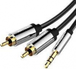 CABLE AUDIO 3.5MM TO 2XRCA/1.5M BCFBG VENTION