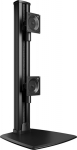 Multibrackets M VESA Tablestand HD Dual Vertical Widescreen | VESA 75x75 - 100x100 | Max 24kg | Table base | Svart