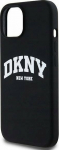 DKNY DKNY Liquid Silicone White Printed Logo MagSafe - Case iPhone 12 / iPhone 12 Pro (czarny)