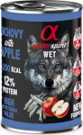 ALPHA SPIRIT WET Anchovies with apple - wet dog food - 400g