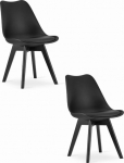 Leobert Krzesło MARK - czarne / black legs x 2