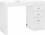 Activeshop Cosmetic desk 312 z white left cassette absorber