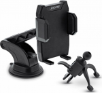 InLine InLine&reg; Smartphone Windshield Car holder with suction cup or for ventilation grille, ONE CLICK EASY II, universal