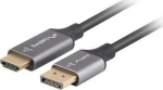 Lanberg Kabel Displayport(M)-HDMI(M)1.8M 4K czarno-srebrny