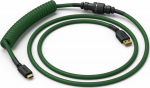 Glorious Gaming Kabel USB Glorious USB-A - USB-C 1.36 m Zielony (GLO-CBL-COIL-FG)