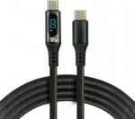 Kabel USB Usams USB-C - USB-C 1 m Czarny (CBB-1PD5L)