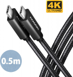 Axagon BUCM32-CM05AB SPEED+ USB-C - USB 20Gbps cable 0.5 m