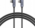 Kabel USB Unitek USB-C - USB-C 0.5 m Czarny (C14147ABK01-0.5M)