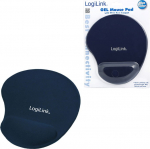 Logilink Mouse pad with gel palm rest silicone blue