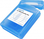 Logilink HDD Protection box for 1x 8.9cm (3.5") blue water