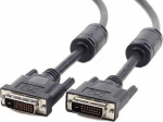 GEMBIRD Cable DVI-D(M)/DVI-D(M)(24+1) Dual Link Ferryt 3M Czarny
