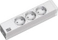 Bachmann power strip (Rack - mountable) - output terminals: 3 - 1U - 25.4 cm (10")