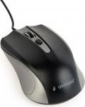 gembird Maus OPT 4 Gray buttons/schwarz