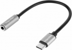 Adapter USB Kruger&Matz USB-C - Jack 3.5mm Silver (Kruger Matz)