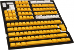 Ducky PBT Double-Shot Keycap Set Yellow - DE Layout